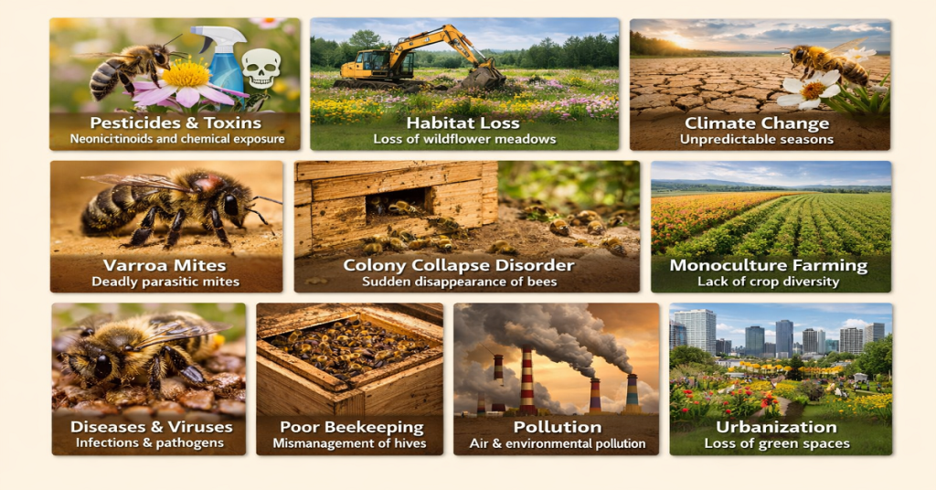 10 Reasons Why Bees Are Dying Worldwide
