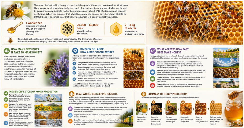 How Much Work Goes Into Honey Production