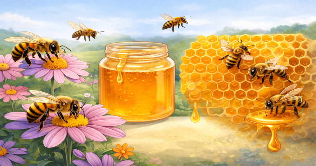 How long do bees take to make honey