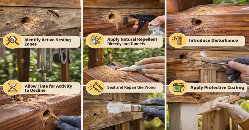 How to Remove Carpenter Bees Naturally