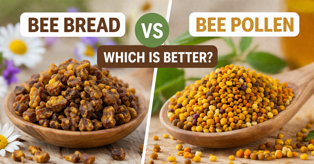 Bee Bread vs Bee Pollen