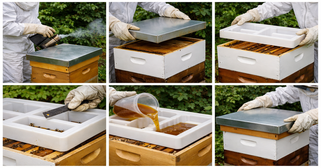 How to Install a Top Feeder on a Hive