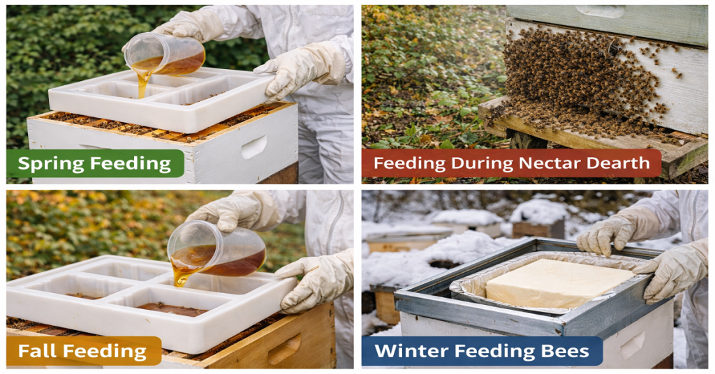 Seasonal Bee Feeding Strategies