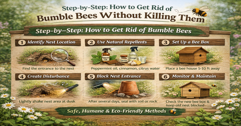 Step-by-Step: How to Get Rid of Bumble Bees Without Killing Them