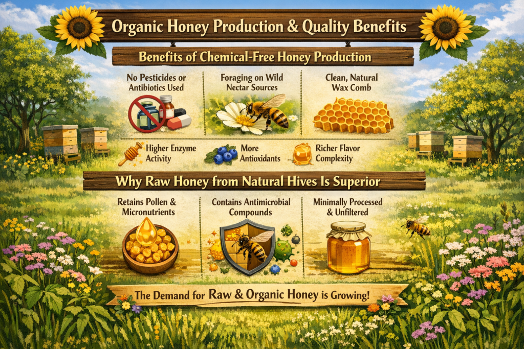 Organic Honey Production and Quality Benefits