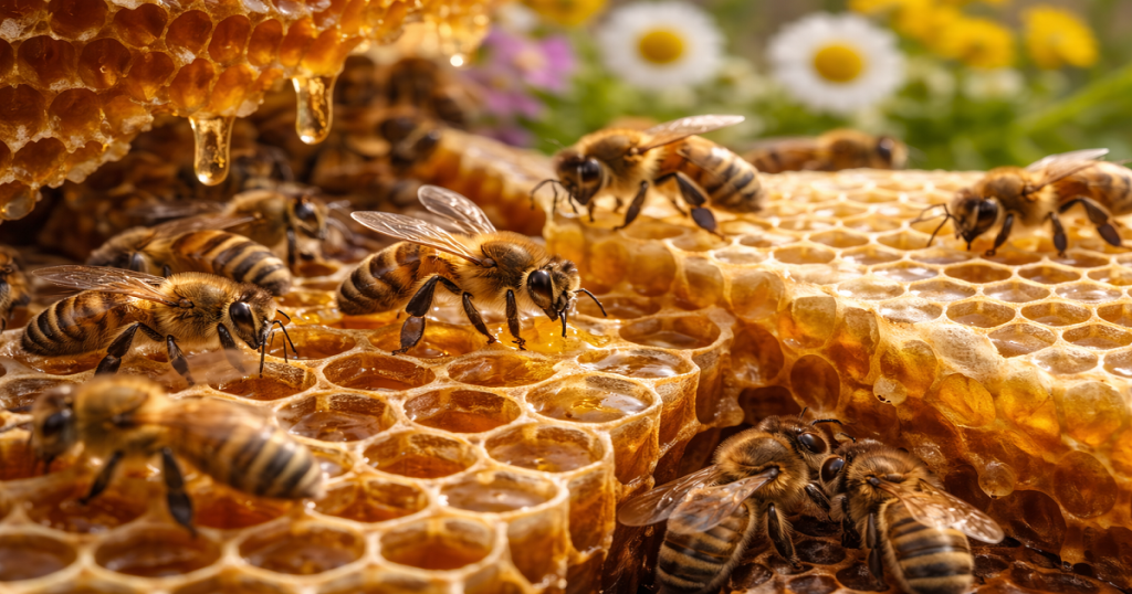 how do bees make honey