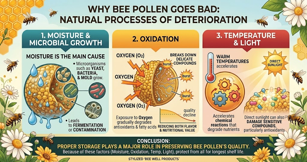 Why Bee Pollen Goes Bad
